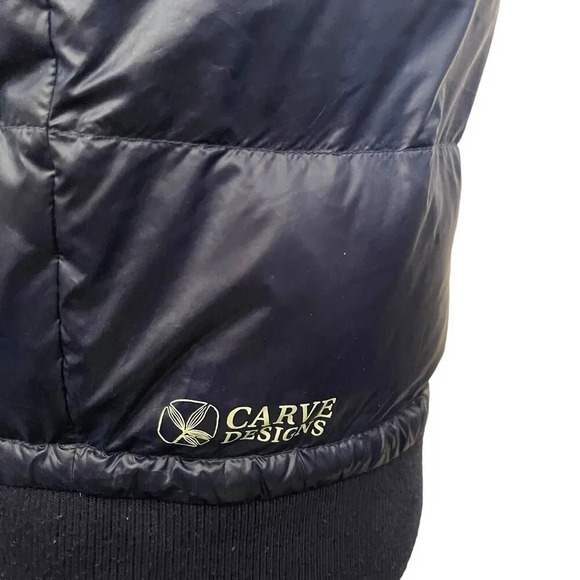 Carve Designs Puffer Vest 750 Goose Down Womens Size XL Packable Gorpcore * - Picture 4 of 10